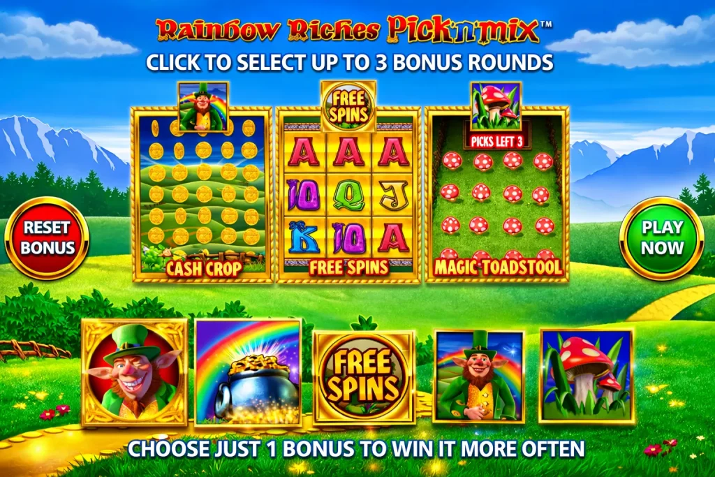 Rainbow Riches Pick 'n' Mix Casino