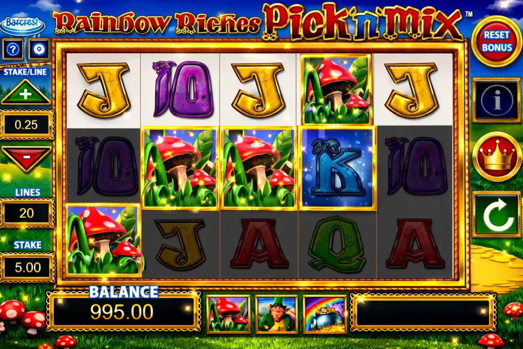 Rainbow Riches Pick 'n' Mix Demo Slot