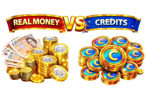 Real Money vs Credits